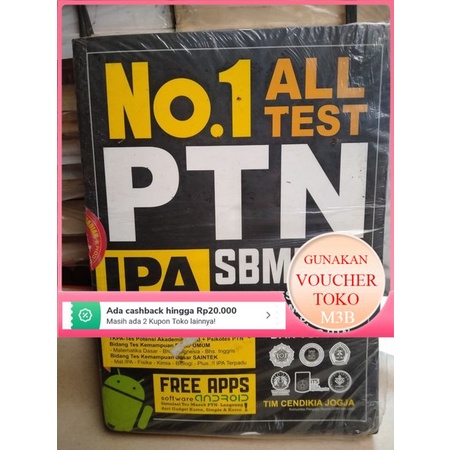 Jual Original Bekas Mulus Nomor Satu All Test PTN Sbmptn IPA Saintek Tes Mandiri UGM UNY UI