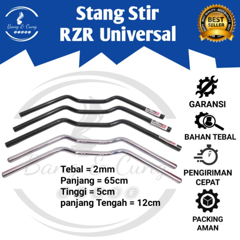 Jual Stang Setang Stir RZR Roadrace Balap Drag Satria sonic Cb150r ...