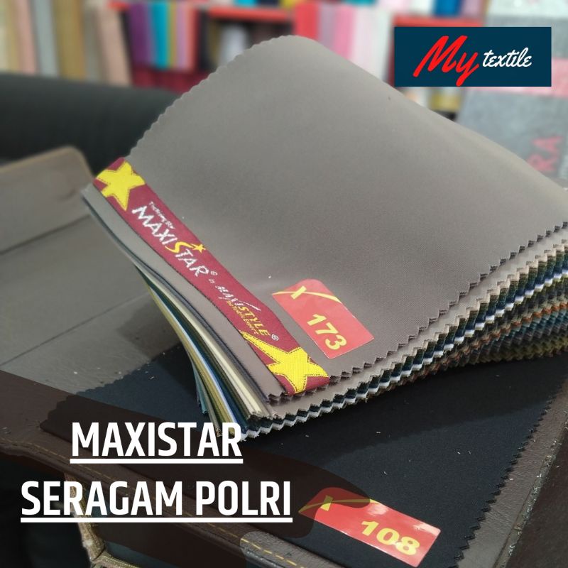 Jual Kain Maxistar Maxistyle Warna Seragam Polri Shopee Indonesia