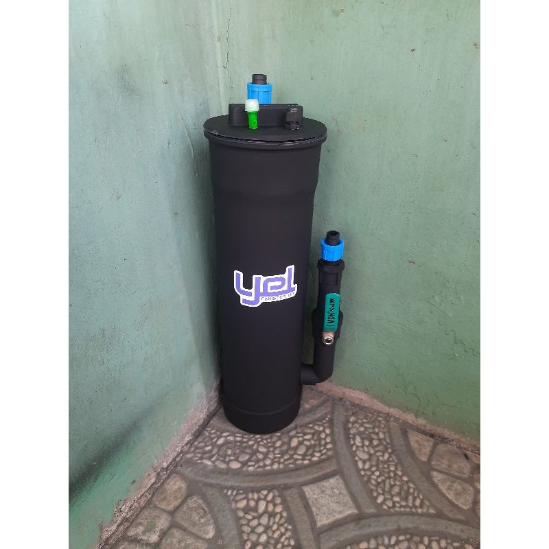 Jual (PAKET) filter canister diy 55cm + pompa amara aa1800 + isi media