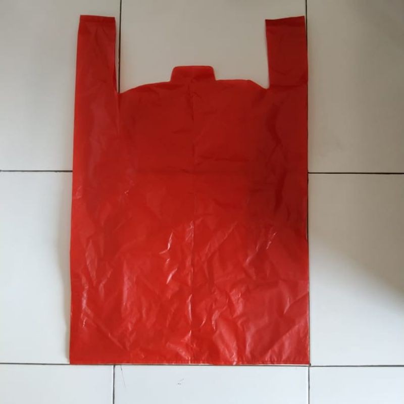 Jual Kantong Plastik Jumbo Merah HD PE 50 Kantong Plastik Besar