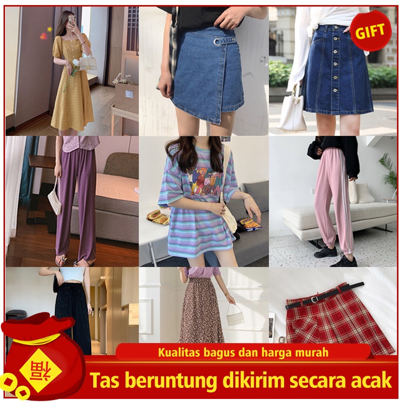 Jual yikooGiveaway free gift pakaian wanita korean style dikirim