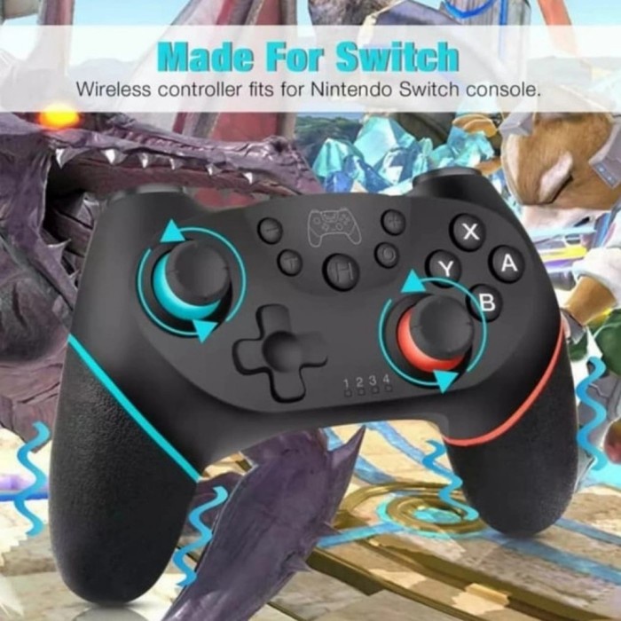 Jual Pro Controller Wireless Bluetooth Nintendo Switch NS ORIGINAL ...