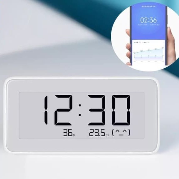 Jual Mijia Tabletop Clock Humidity and Temperature - Jam meja | Shopee ...