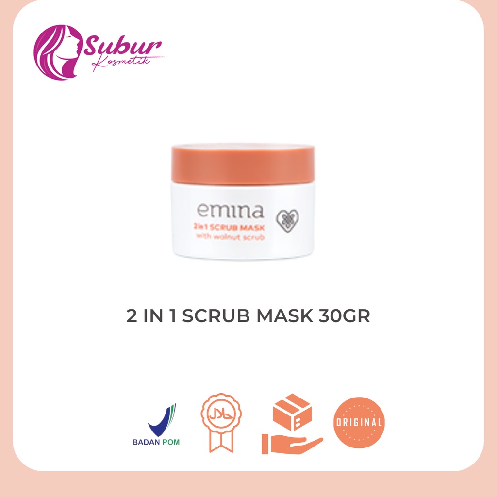 Jual Emina 2In1 Scrub Mask 30Gr Shopee Indonesia
