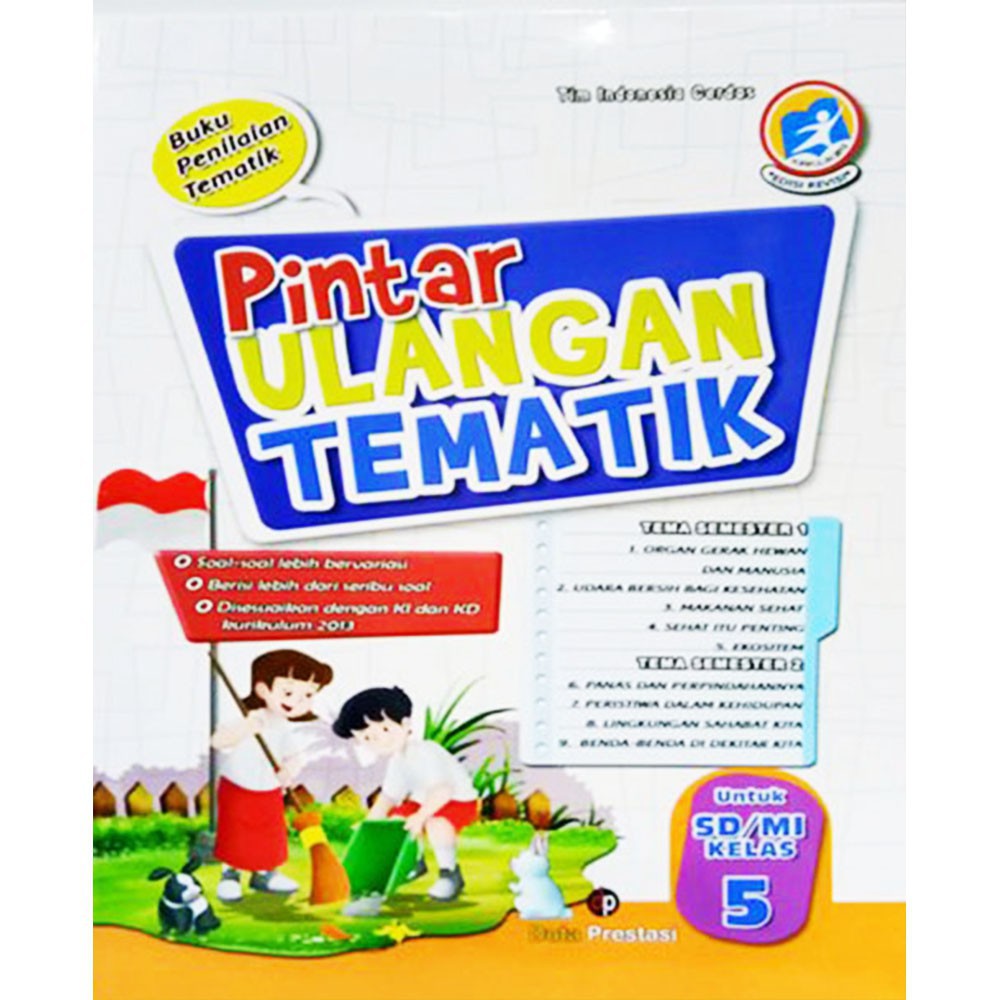 Jual BUKU PENILAIAN TEMATIK: PINTAR ULANGAN TEMATIK SD /MI KELAS 5 SMT ...
