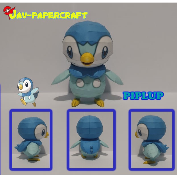 jual-pokemon-piplup-papercraft-shopee-indonesia