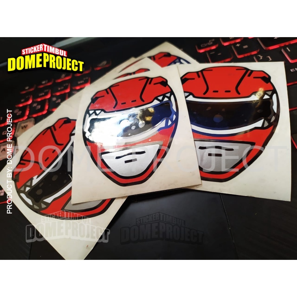 Jual STIKER CUTTING DECAL POWER RANGER RED WATERPROOF | Shopee Indonesia