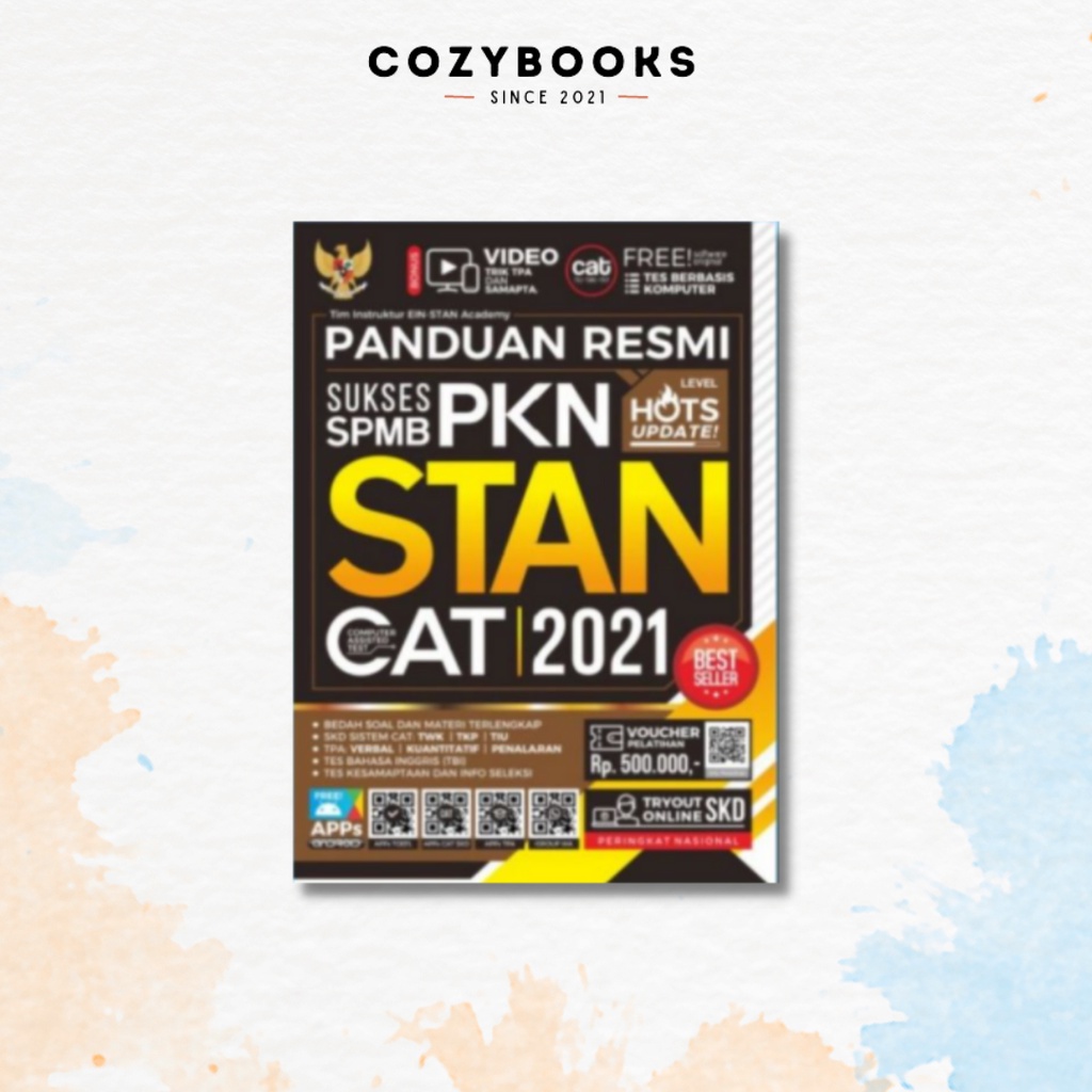 Jual Buku Tes Panduan Resmi Sukses Spmb Pkn Stan Cat 2021 Shopee
