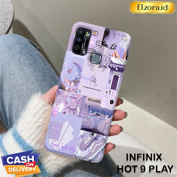 Jual Case Infinix Hot Play Fashion Case Estetik Series Hardcase