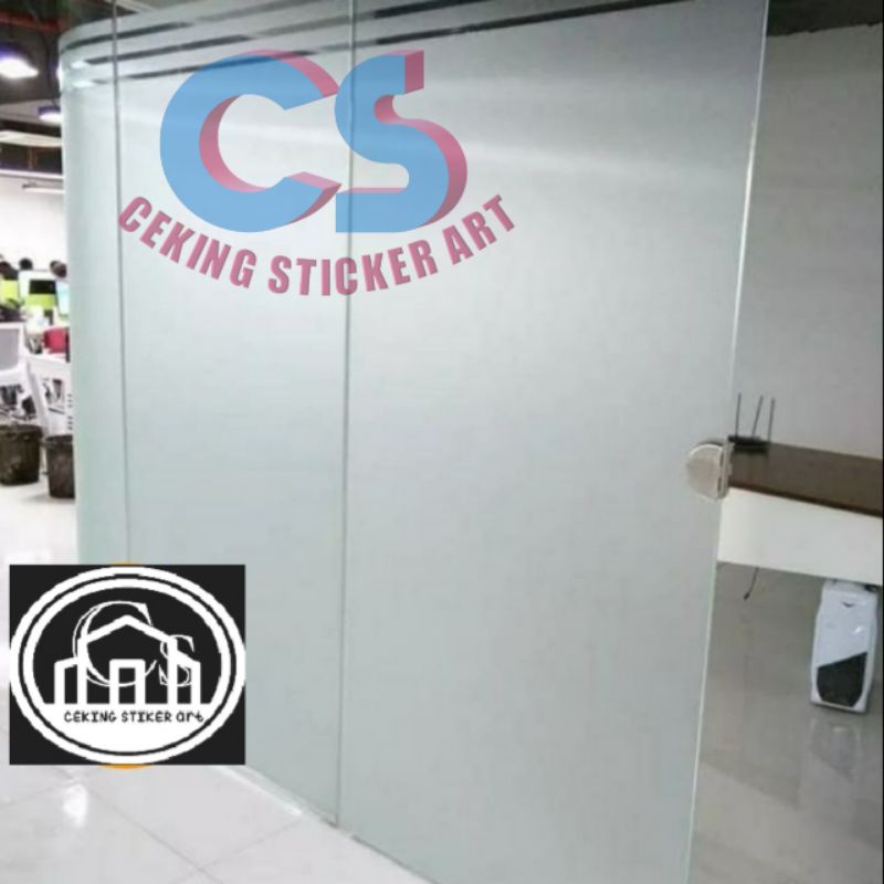 Jual Stiker Kaca Ori L122cmxp50cm Ada Perekat Sanblast Buram Cocok Untuk Jendela Dekorasi Rumah 0762