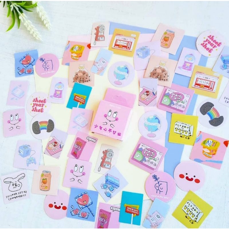 Jual Sticker Aesthetic - Stiker Motif Lucu - Sticker Bujo (part 2 ...