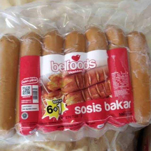 Jual Belfood Sosis Bakar Jumbo 500g Shopee Indonesia