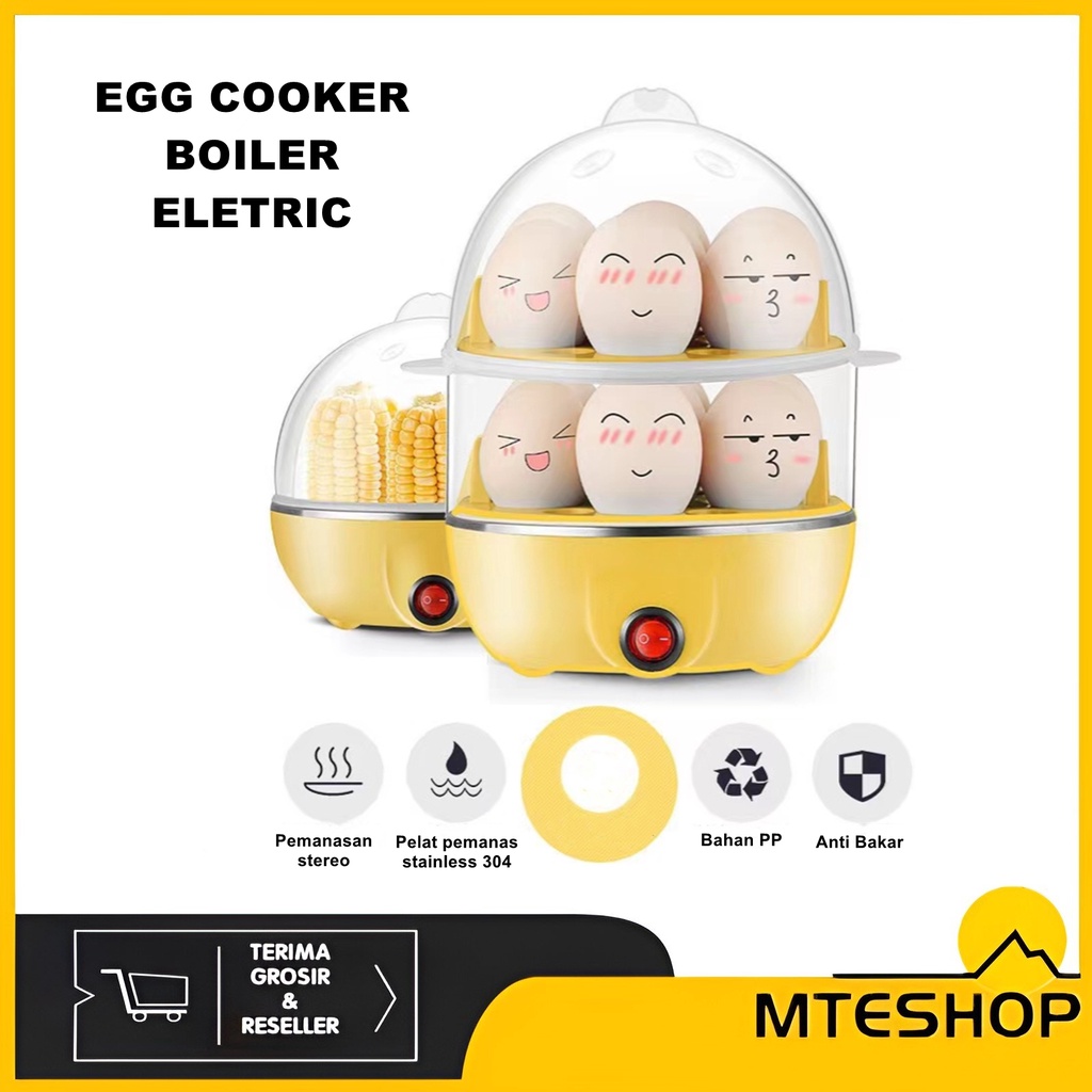 Jual MTE Steamer Telur Electric Egg Cooker Boiler Alat Rebus Electrik ...