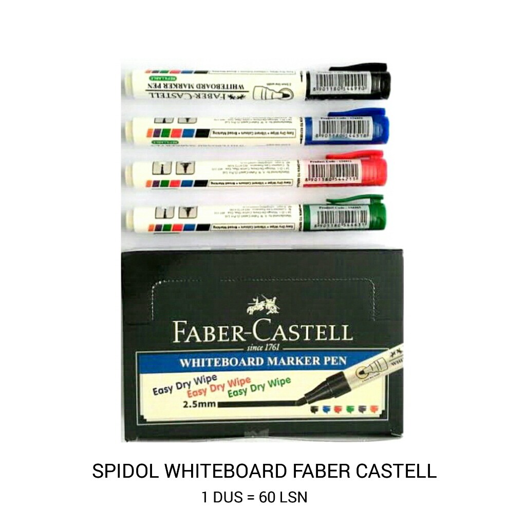 Jual Spidol Whiteboard Faber Castell Spidol Papan Tulis Spidol