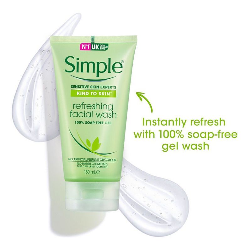 Jual Simple Refreshing Facial Wash Gentle 150 ml Shopee Indonesia