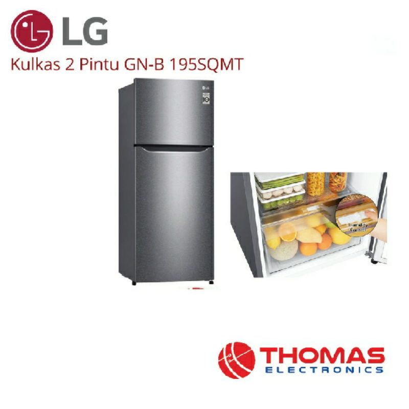 Jual Kulkas Dua Pintu LG GN B 195 SQMT Garansi Resmi | Shopee Indonesia