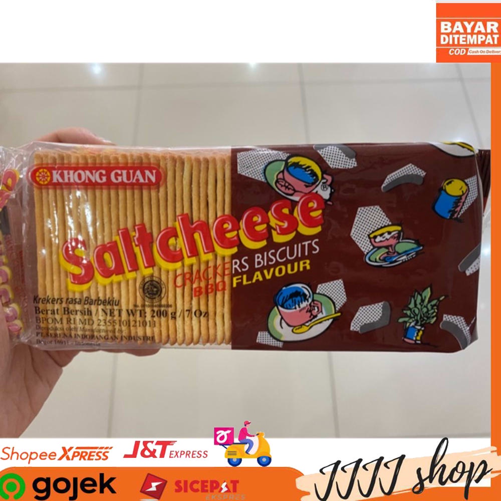 Jual Khong Guan Saltcheese Biskuit Cemilan Snack Cracker Rasa Bbq 200gr Shopee Indonesia 7535