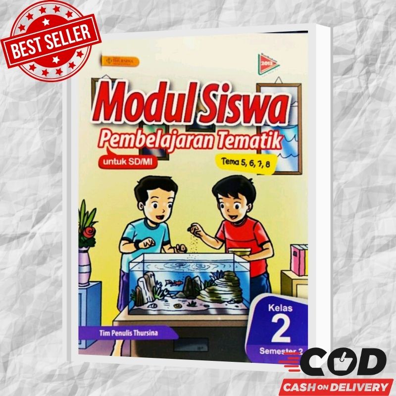 Jual Buku Modul Pembelajaran Tematik Kelas 2 SD Semester 2 Penerbit ...