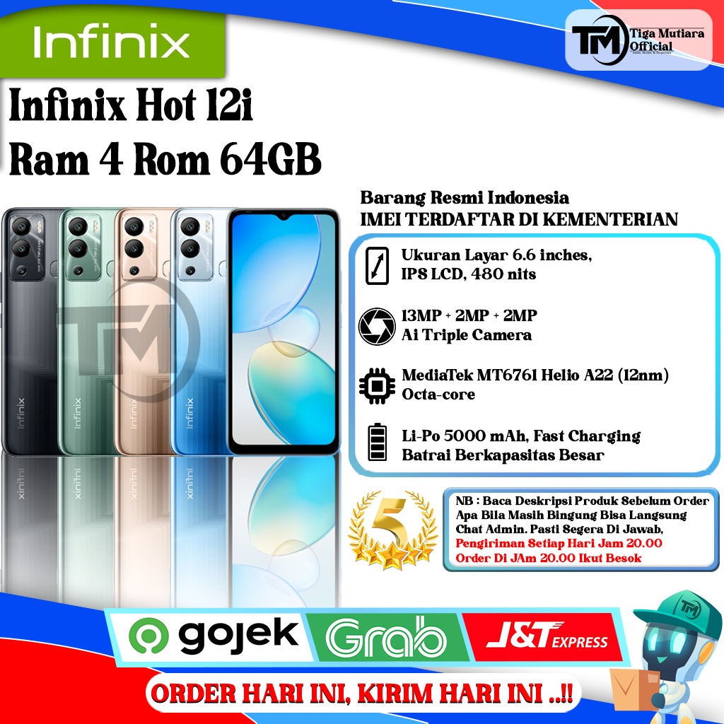 hp infinix hot 12i ram 4