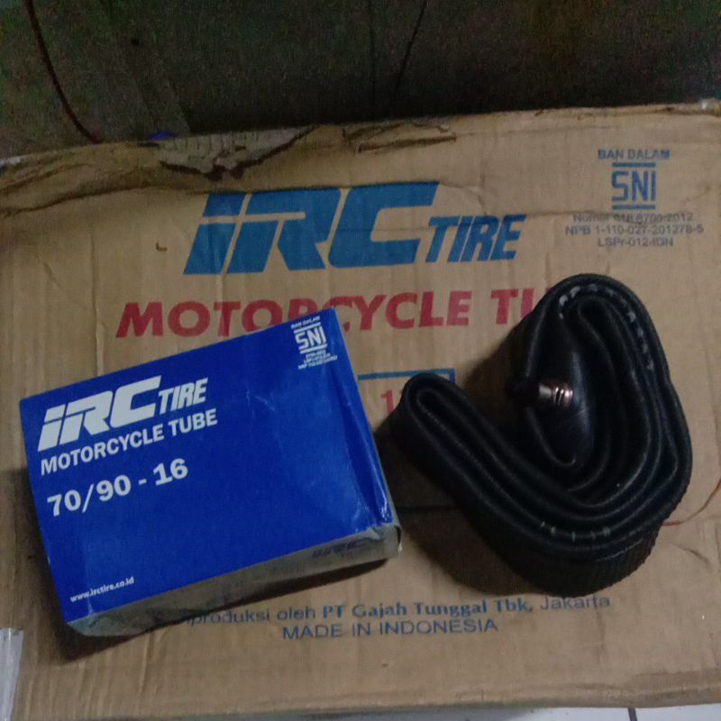 Jual Ban Dalam IRC 70/90-16 Tube BD IRC Tire For All Motor 70 90 Ring ...