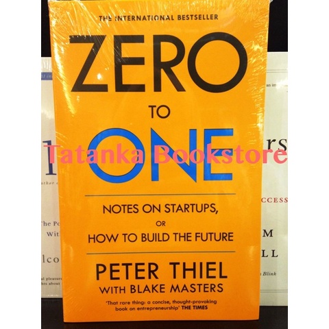 Jual Zero To One By Peter Thiel (ENGLISH Version) | Shopee Indonesia
