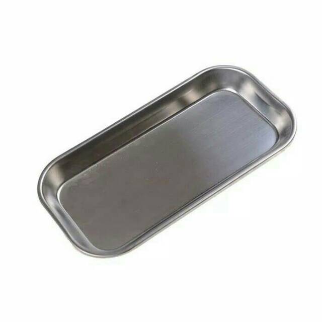 Jual Dental tray stainless steel surgical nampan baki instrument alat ...