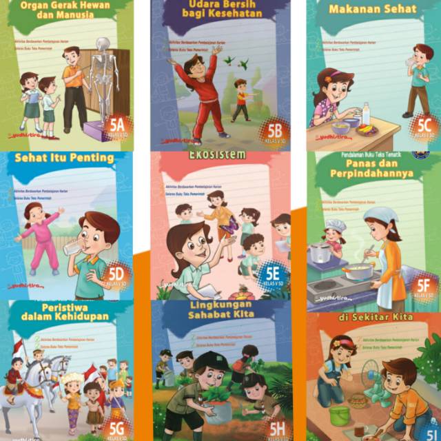 Jual BUKU SD KELAS 5 PENDALAMAN TEKS TEMATIK TEMA 5A 5B 5C 5D 5E 5F 5G ...