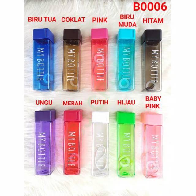 Jual My Bottle Kotak Transparan 500ml Shopee Indonesia 9153