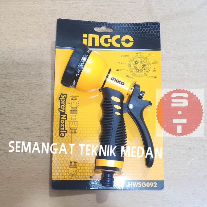 SEMPROTAN AIR SIRAM TAMAN TANAMAN SELANG HOSE SPRAY INDUSTRIAL INGCO