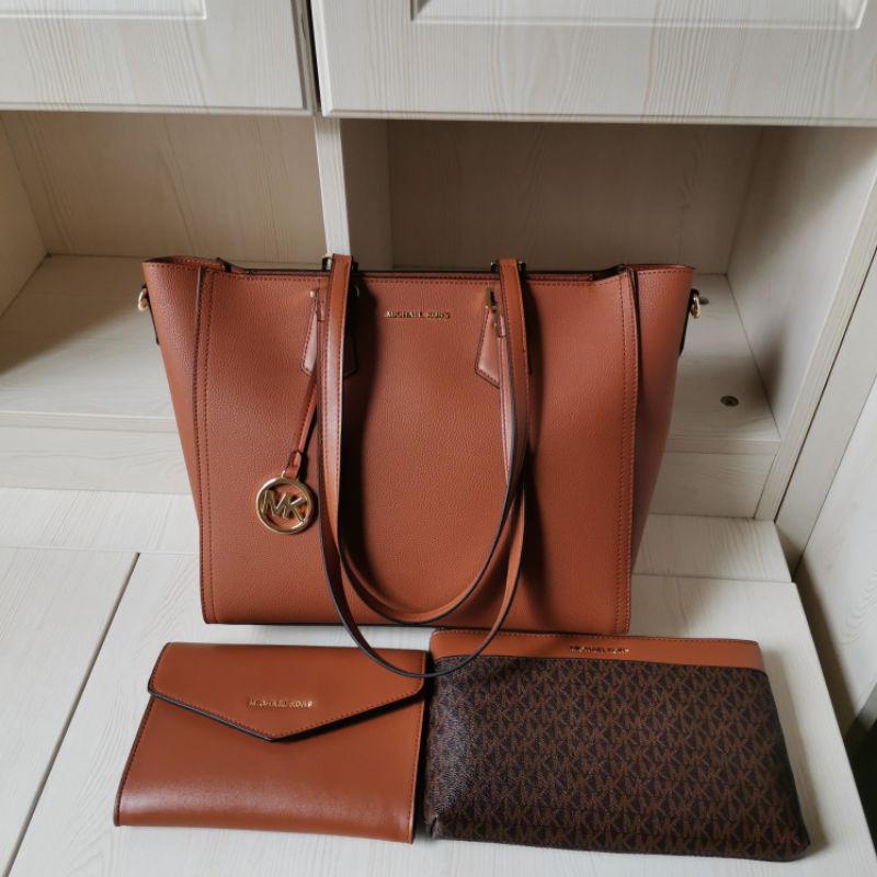 Jual mk kimberly 3 in 1 tote bag michael kors original tas Jual mk kimberly 3 in 1 tote bag michael kors original tas