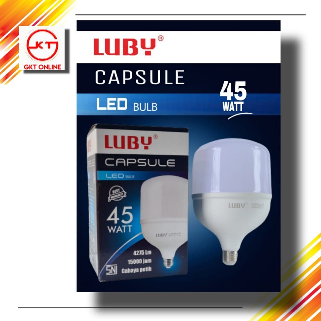 Jual Lampu Led Luby Capsule Watt Lampu Bohlam Capsule Led Cahaya Putih Shopee Indonesia