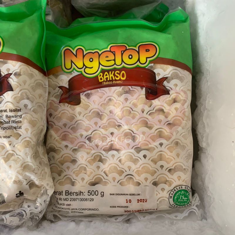 Jual Ngetop Bakso Ayam Besar Mini 500gr Shopee Indonesia