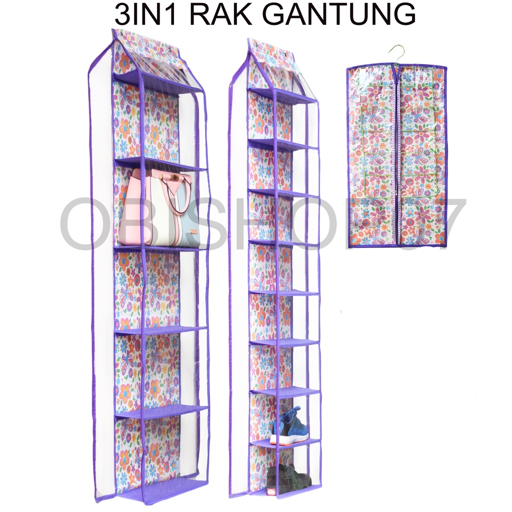Jual Rak Gantung Set 3in1 alas triplek mika tebal | Shopee Indonesia