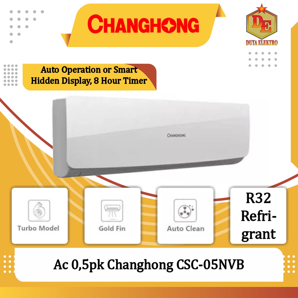 Jual AC 0,5pk Changhong CSC 05 NVB Standard | Shopee Indonesia