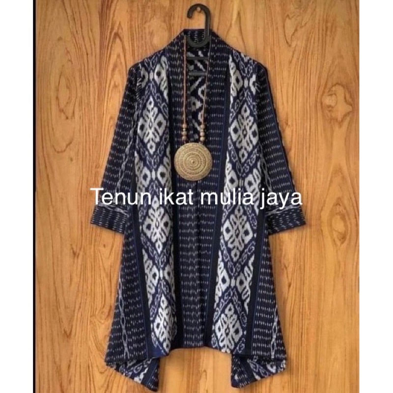 Jual [READY] 8 motif Long outer batik tenun ethnic rote salur palu ...