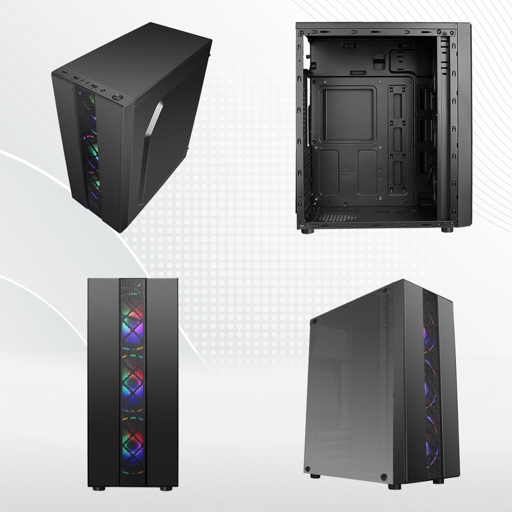 Jual Gaming Case INFINITY CYCLOPS | ATX mATX Mid-Tower Casing | No Fan ...