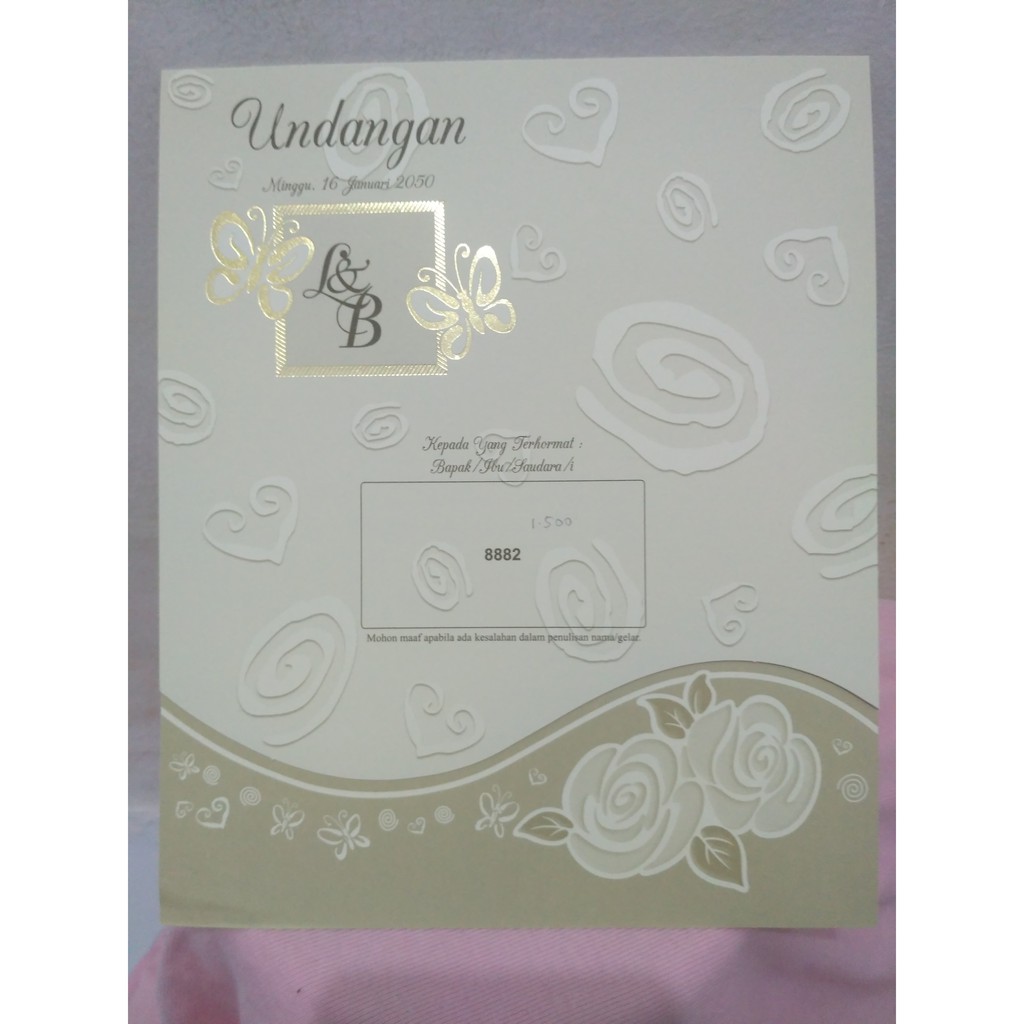 Jual Undangan pernikahan unik 8882 | Shopee Indonesia