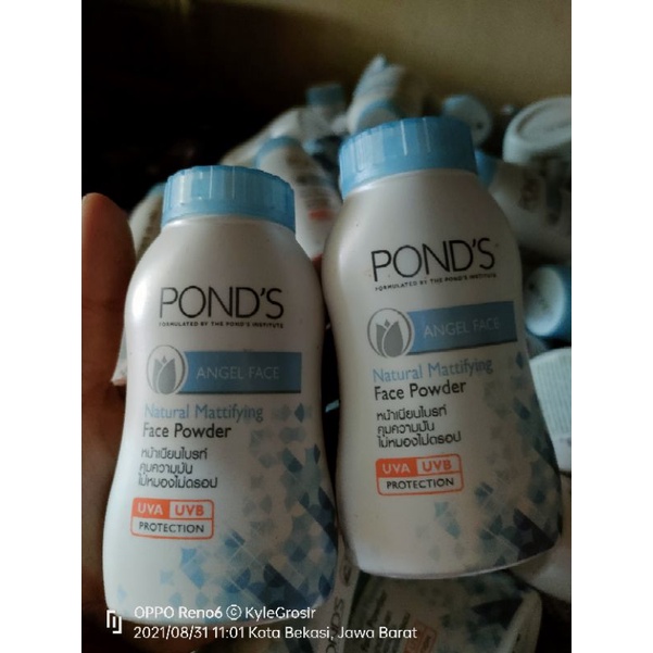 Jual Pond'S Angel Face Powder Natural Mattifying 50gr | Shopee Indonesia