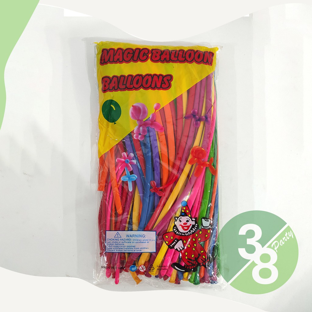 Jual Balon Twist 260//Magic Balloon//Balon Pentil Grosir Murah Pack isi ...