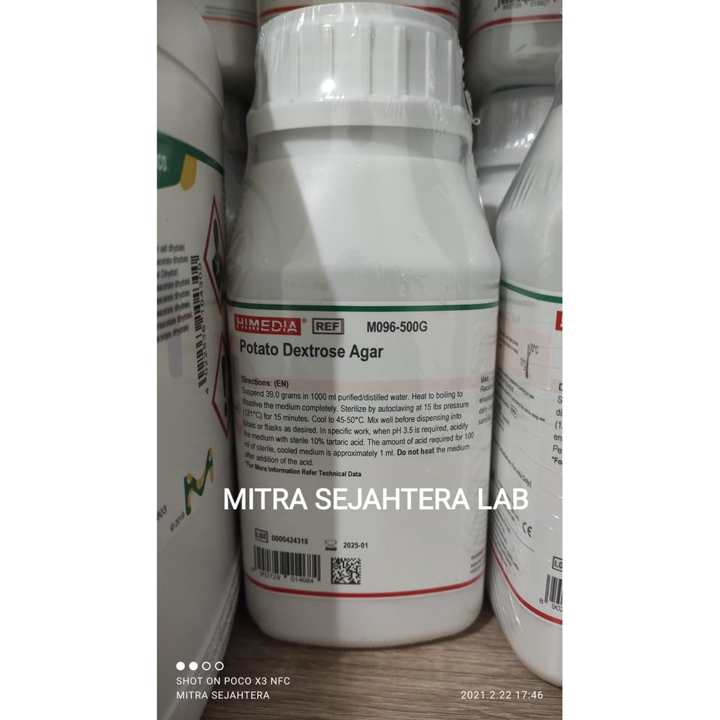 Jual Media Mikro PDA Granulated Himedia 500g GM096 Potato Dektrose Agar