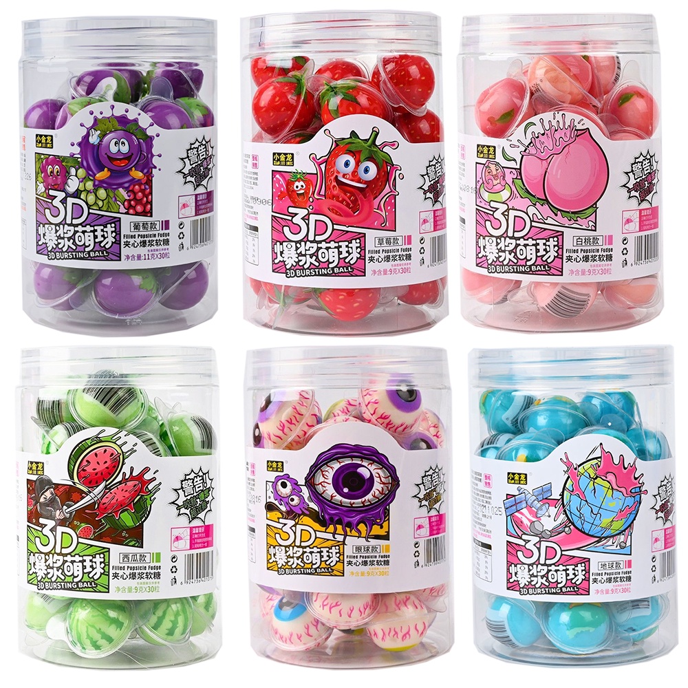 Jual [1 Toples] Trolly Candy Ball Permen Viral Tiktok Permen Korea