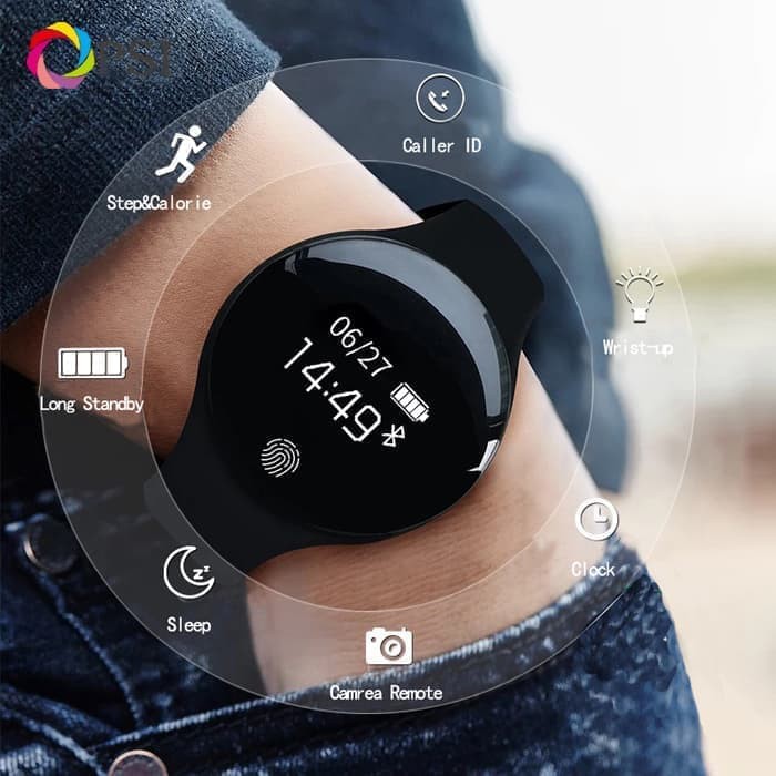 VIRAL SmartBand SmartWatch TLW 08 Original 100 Hitam LO98