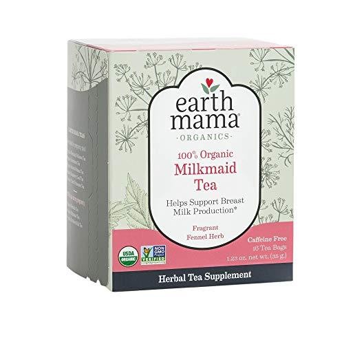 Jual ASI BOOSTER EARTH MAMA ANGEL BABY ORGANIC MILK TEA 16's | Shopee ...