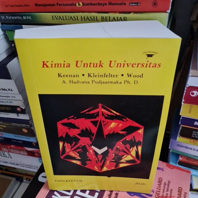 Jual Kimia Untuk Universitas Edisi 6 Jilid 1 By Charles Keenan Shopee