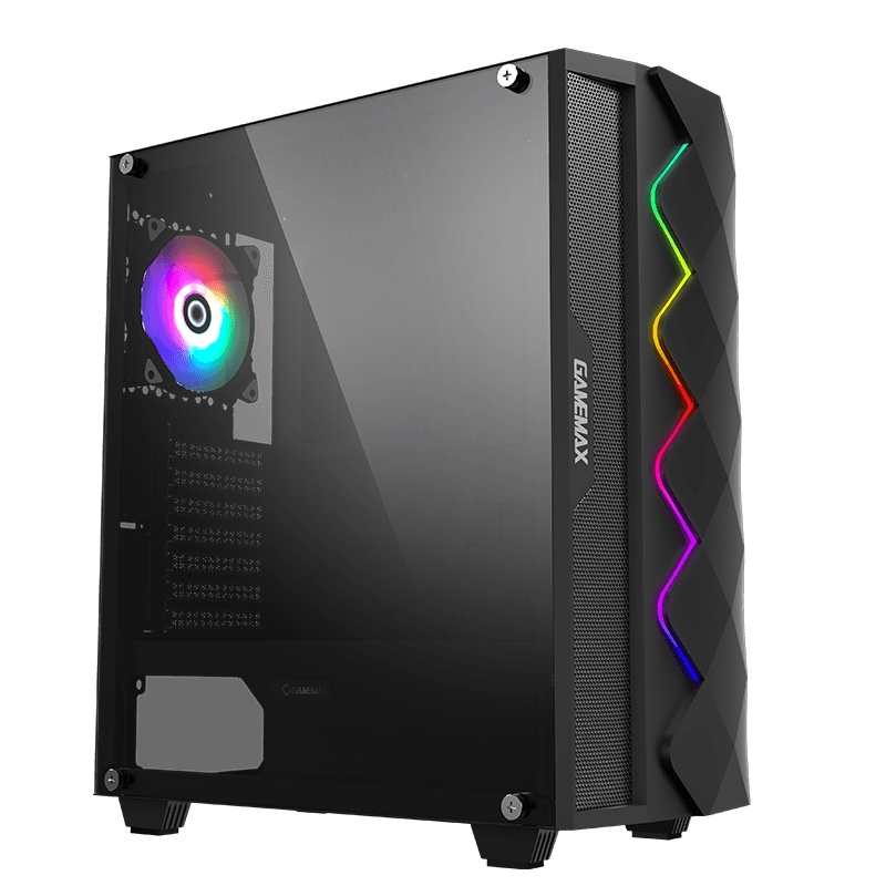 Jual Gamemax Diamond COC PC Case with COC Turbo Fan Tempered Glass ...