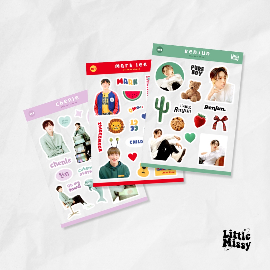 Jual STIKER MARK RENJUN CHENLE NCT | Shopee Indonesia