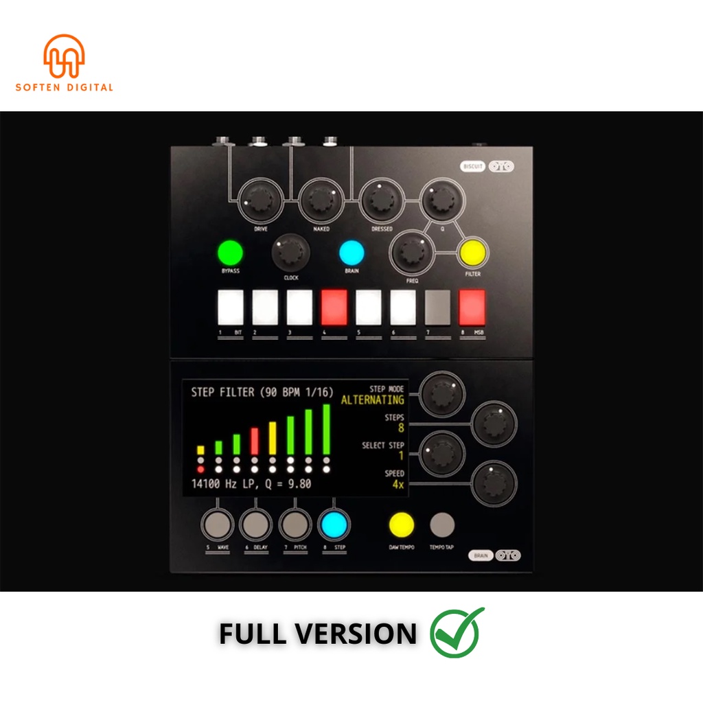 Jual Softube OTO Biscuit 8 VST Plugin Gritty bit-crushing, lo-fi multi ...