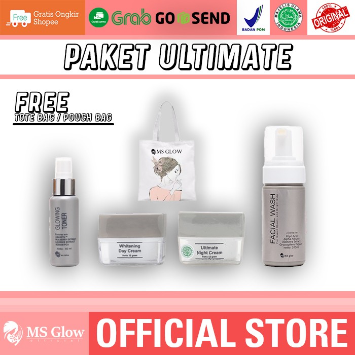 Jual MS GLOW Paket Ultimate ( Rahasia Wajah Awet Muda ) | Shopee Indonesia