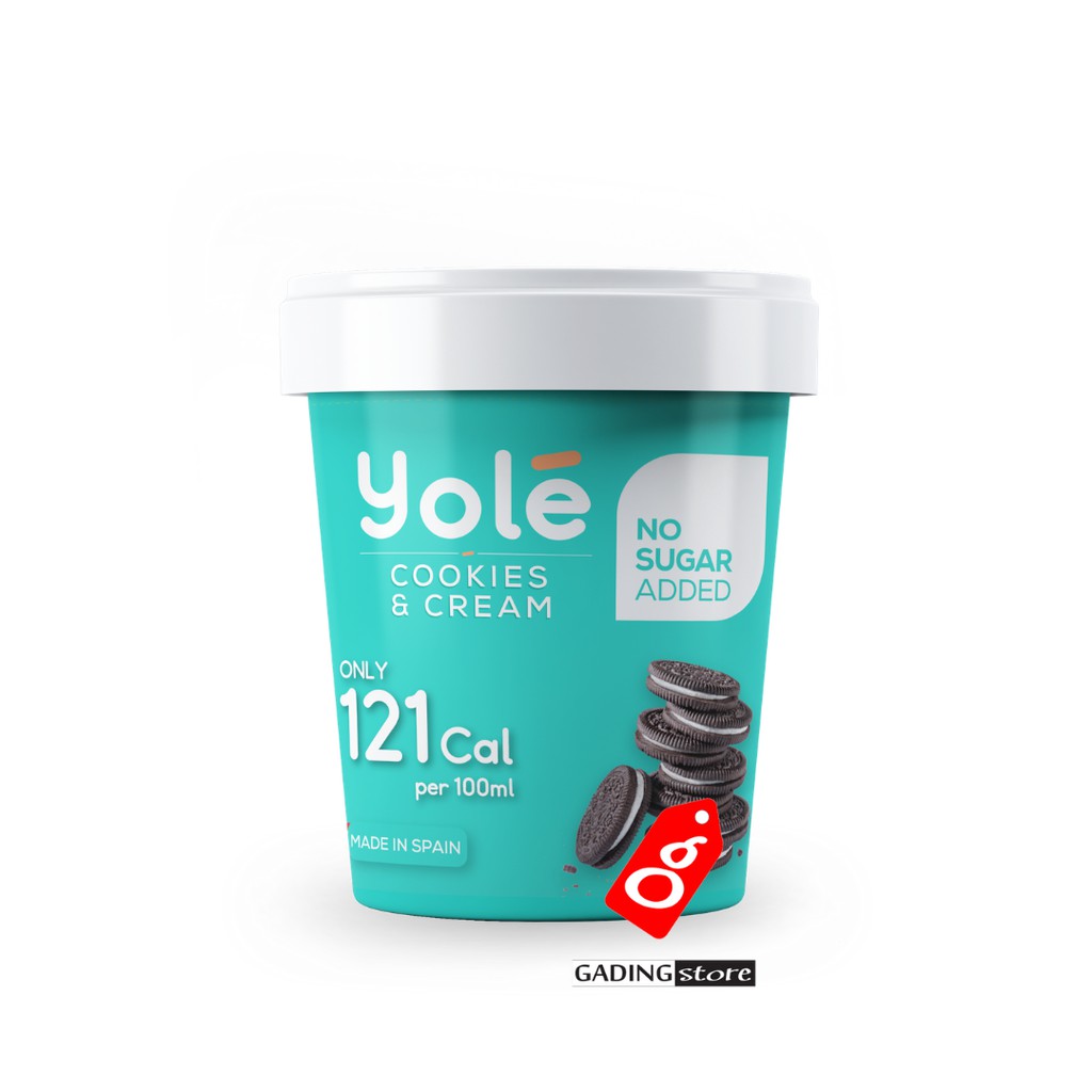 Jual Yole Cookies and Cream Ice Cream (JKT&Sekitar GoSEND/GRAB